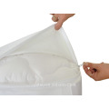 Wholesale 100% Cotton full size hotel solid color Mattress Pad with zipper